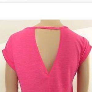 Kyodan Women medium Key hole Tee Pink